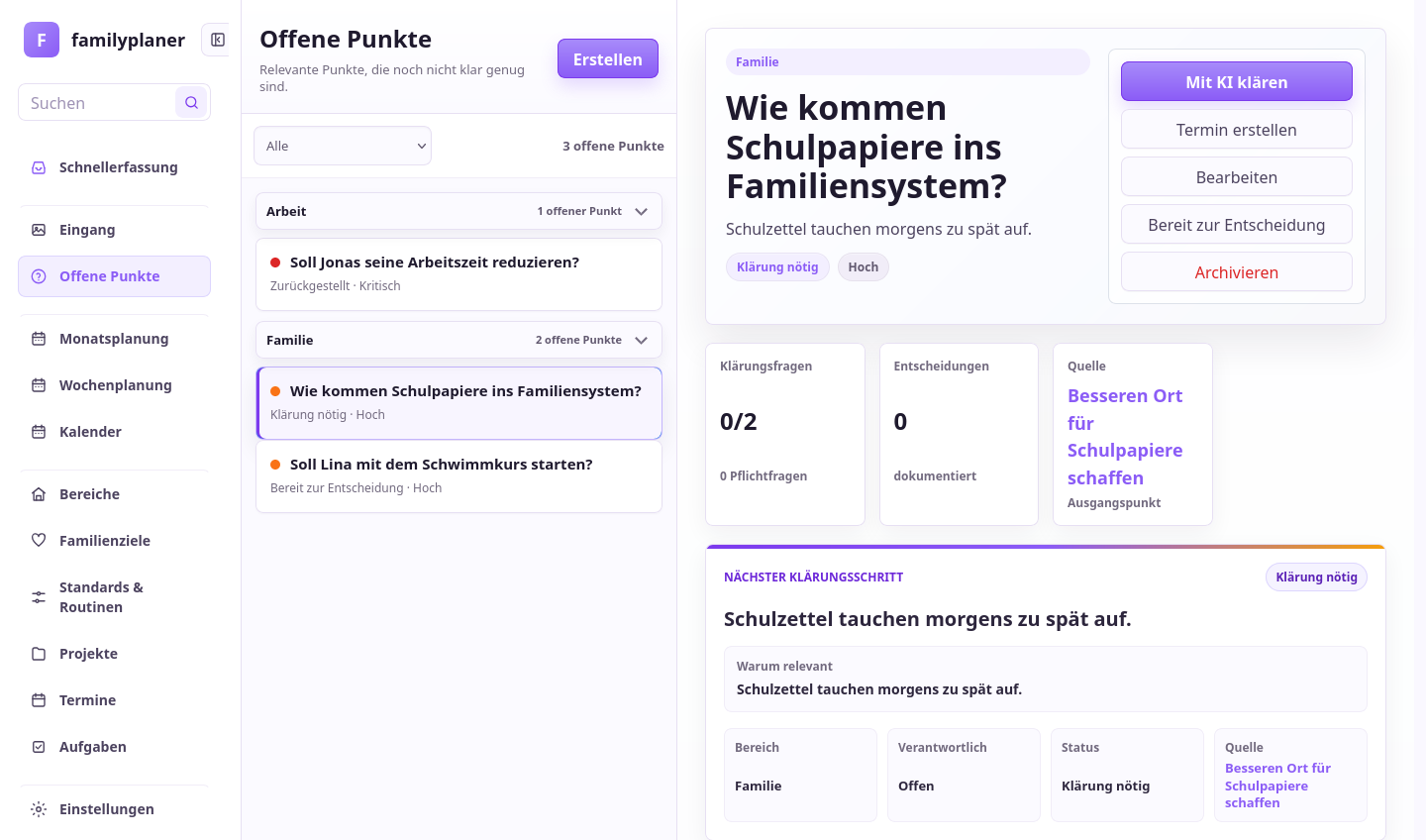 Screenshot eines offenen Punkts aus einem Foto